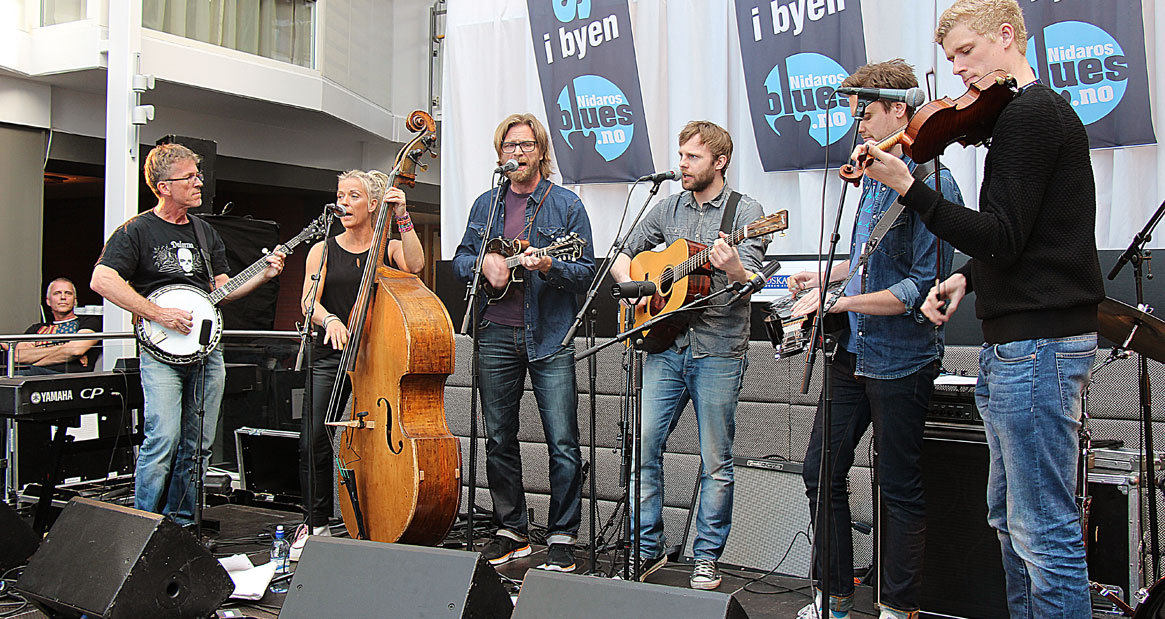 Downhill Bluegrass Band at Nidaros Blues Festival.