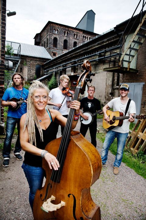 Kajsa Kjellgren Westin and Downhill Bluegrass Band Verket Avesta Fotograf Nicklas Thegerström