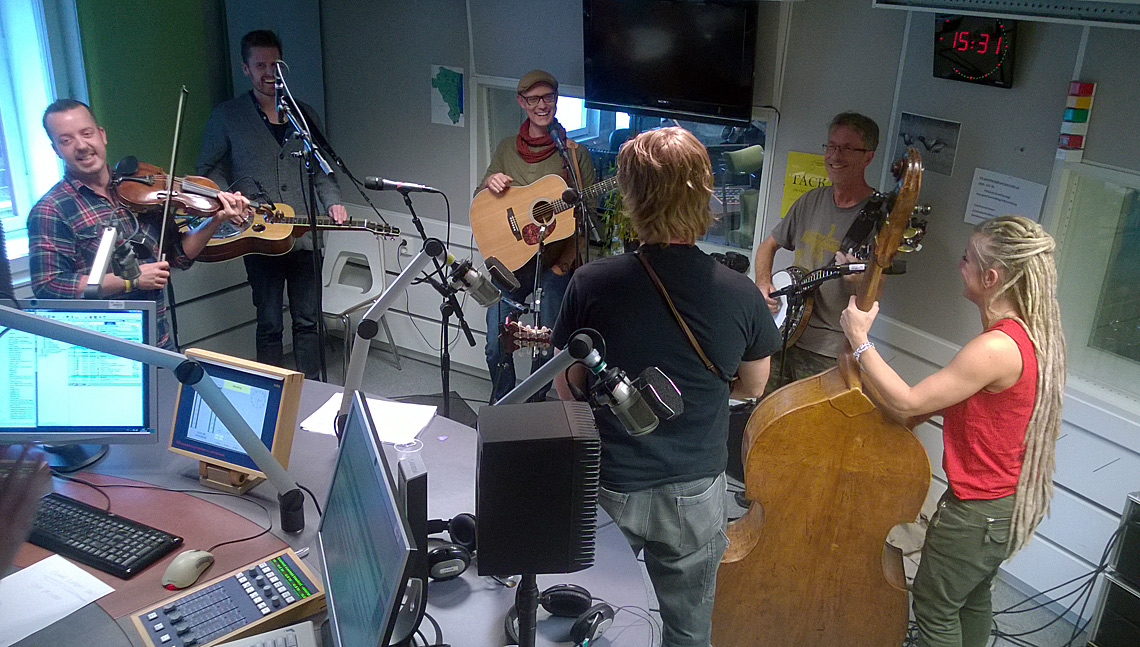 P4 Live Gävleborg with Larry Forsberg and Downhill Bluegrass Band